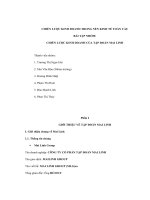 CHIẾN LƯỢC KINH DOANH TRONG NỀN KINH TẾ TOÀN CẦU.doc