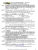 Đề thi trắc nghiệm đại học môn Vật Lý