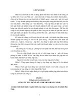 Một số kiến nghị đánh giá và giải pháp nhằm góp phần hoàn thiện công tác kế toán của công ty.DOC