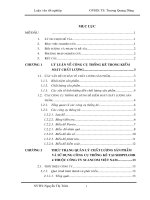 LÝ LUẬN VỀ CÔNG CỤ THỐNG KÊ TRONG KIỂM SOÁT CHẤT LƯỢNG.doc