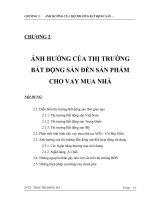 ẢNH HƯỞNG CỦA THỊ TRƯỜNG BẤT ĐỘNG SẢN ĐẾN SẢN PHẨM.doc
