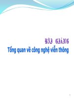 Tổng quan về công nghệ viễn thông