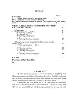 THỰC TRẠNG VÀ GIẢI PHÁP PHÁT TRIỂN CÁC LOẠI THỊ TRƯỜNG .DOC