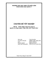 Hoàn thiện công tác quản lý Người có công huyện Thiệu Hoá, tỉnh Thanh Hoá.docx