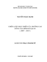 Chiến lược phát triển của trường Cao đẳng Tài chính Hải quan (2007-2015).pdf