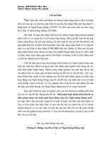 Hiệu quả kinh doanh tại các ngân hàng thương mại.doc