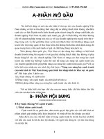 Nâng cao năng lực cạnh tranh của nền kinh tế Việt Nam trong quá trình hội nhập kinh tế khu vực và quốc tế.doc.DOC