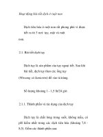 Hoạt động bài tiết dịch ở ruột non