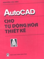 Auto CAD cho tự động hóa thiết kế