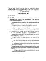 Bàn về mối quan hệ giữa xây dựng, mối quan hệ độc lập tự chủ và quá trình hội nhập kinh tế quốc tế ở Việt Nam hiện nay.DOC