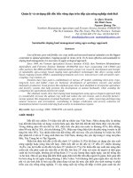 Quản lý và sử dụng đất dốc bền vững dựa trên tiếp cận nông nghiệp sinh thái.doc