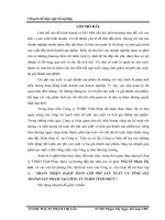 HOÀN THIỆN HẠCH TOÁN CHI PHÍ SẢN XUẤT VÀ TÍNH GIÁ THÀNH SẢN PHẨM TẠI CÔNG TY TNHH VĨNH PHÚC.DOC