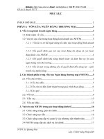 Thực trạng công tác huy động vốn và sử dụng vốn của một số ngân hàng thương mại    .DOC