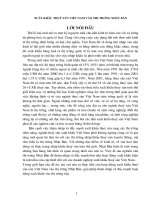 XUẤT KHẨU THUỶ SẢN VIỆT NAM VÀO THỊ TRƯỜNG NHẬT BẢN.DOC