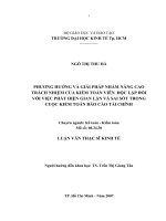 Phương hướng và giải pháp nhằm nâng cao trách nhiệm của kiểm toán viên độc lập đối với việc phát hiện gian lận và sai sót trong cuộc kiểm toán báo cáo tài chính.pdf