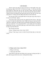 Thực trạng và một số ý kiến đề xuất dể hoàn thiện  kế toán thuế GTGT.DOC