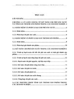 Hoàn thiện kế toán chi phí sản xuất và tính giá thành sản phẩm tại Công ty cổ phần đá ốp lát và xây dựng Hà Tây.DOC