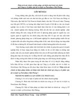 Phân tích tài chính và biện pháp nhằm cải thiện tình hình tài chính tại công ty cổ phần vận tải và dịch vụ Petrolimex Hải Phòng.doc