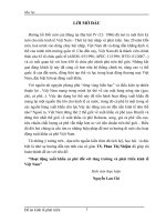 Hoạt động xuất khẩu cà phê đối với tăng trường và phát triển kinh tế Việt Nam.docx