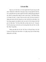 hoạch định marketing-mix cho thị trường khách inbound của viettravel.doc