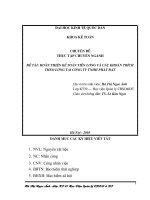 Hoàn thiện công tác kế toán tiền lương và các khoản trích theo lương.DOC