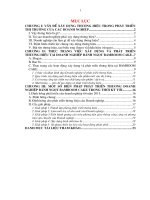 Một số biện pháp phát triển thương doanh nghiệp bánh ngọt BamBoom Cake trong thời kỳ tới.DOC