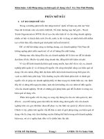 Giải Pháp nâng cao hiệu quả sử  dụng vốn ở  Cty Tân Thái Phương.doc