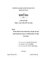 hoàn thiện kế toán doanh thu, chi phí và kết quả kinh doanh tại Công ty Cổ Phần Quốc Tế Ngôi Sao Xanh.DOC