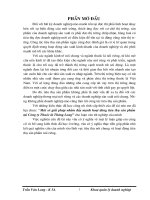 Một số giải pháp nhằm đẩy mạnh hoạt động tiêu thụ sản phẩm tại Công ty Thuốc lá Thăng Long.DOC