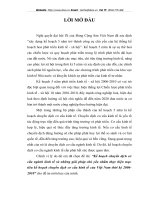 Kế hoạch chuyển dịch cơ cấu ngành kinh tế và những giải pháp chủ yếu nhằm thực hiện mục tiêu kế hoạch chuyển dịch cơ cấu kinh tế của Việt Nam thời kỳ 2006-2010.DOC