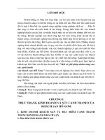 Một số giải pháp nhằm nâng cao sức cạnh tranh của khách sạn Hồ Gươm.doc