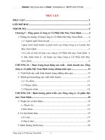 Thực trạng hoạt động sản xuất – kinh doanh của Tổng công ty cổ phần Dệt Nam Định trong những năm qua.DOC