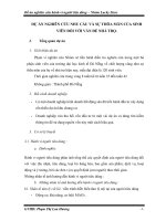 Nghiên cứu nhu cầu và sự thõa mãn của sinh viên đối với vấn đề nhà trọ.doc