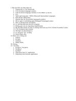 Bài tập Framework và .Net framework