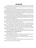 Một số giải pháp tài chính chủ yếu nâng cao hiệu quả tổ chức sử dụng vốn kinh doanh tại công ty cổ phần Thiên Tân.DOC