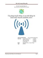 Bảo mật mạng không dây