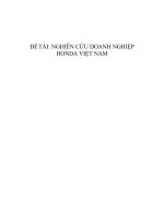 Nghiên cứu doanh nghiệp honda việt nam.doc