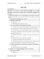 Giải pháp nâng cao chất lượng tín dụng đối với DNV&N tại Ngân hàng Á Châu- Chi nhánh Hà Nội.DOC