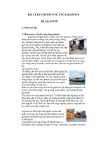 Chuỗi cung ứng Logistics - Bao bì.doc