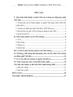 Thực trạng máy móc, trang thiết bị dạy nghề tại trường cao đẳng nghề Việt Đức.DOC