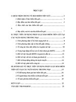 THỰC TIỄN ÁP DỤNG PHÁP LUẬT BẢO HIỂM TIỀN GỬI TẠI CÁC NGÂN HÀNG THƯƠNG MẠI.doc