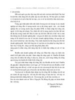 số điều kiện và giải pháp chủ yếu để thúc đẩy quá trình tham gia có hiệu  quả tổ chức thương mại thế giới (WTO) của Việt Nam.doc.DOC