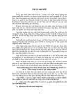 Nền kinh tế hàng hoá nhiều thành phần theo định hướng XHCN ở nước ta - Thực trạng và một số giải pháp cơ bản.doc