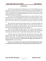 Dự án sản xuất, kinh doanh Kim Chi của nhóm BKC..doc