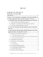 Hoạt động xuất khẩu khoáng sản của Công ty cổ phần tập đoàn khoáng sản và thương mại VQB.DOC