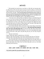 Thị trường xuất khẩu hàng dệt may Việt Nam. Giải pháp phát triển.DOC