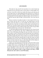 tổ chức công tác kế toán nguyên vật liệu và công cụ dụng cụ tại công ty TNHH thương mại sản xuất và dịch vụ vận tải Phú Quang.DOC