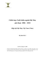 Chiến lược Xuất khẩu ngành Dệt May giai đoạn 2006 – 2010.doc