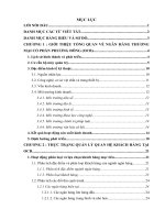 Hoàn thiện hoạt động quản lý quan hệ khách hàng tại Ngân hàng Thương mại Cổ phần Phương Đông.DOC