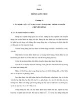 Các định luật niuton- Phương trình vi phân chuyển động